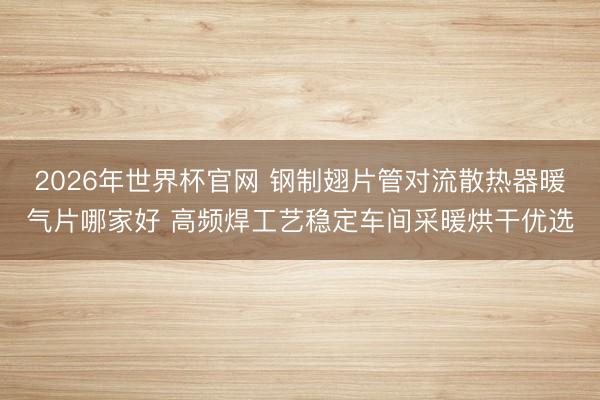 2026年世界杯官网 钢制翅片管对流散热器暖气片哪家好 高频焊工艺稳定车间采暖烘干优选